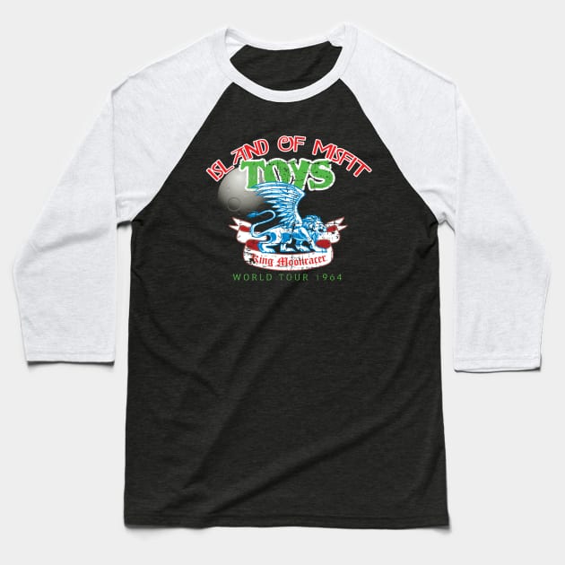 Island of Misfit Toys World Tour 1964 - Rudolph Baseball T-Shirt by MonkeyKing